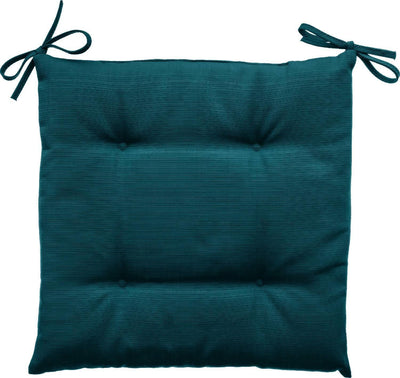 Poduszka na krzesło pikowana KORAI, 40 x 40 cm, morska