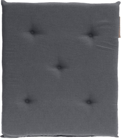 Poduszka na krzesło z magnesami, 33 x 38 cm, ciemnoszara