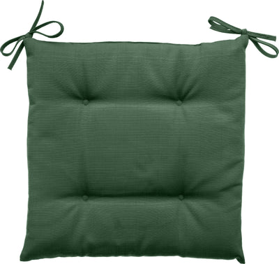 Poduszka na krzesło pikowana KORAI, 40 x 40 cm, zielona
