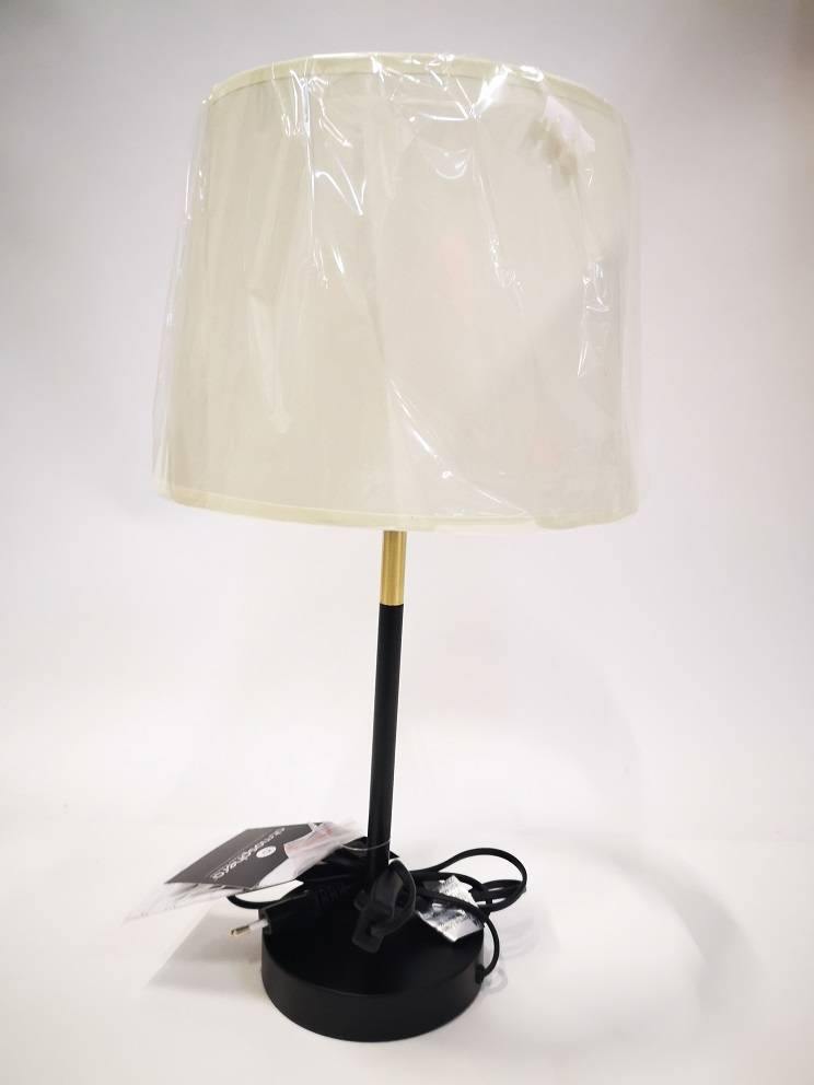 OUTLET Lampa stołowa JULE, 22 cm, czarna
