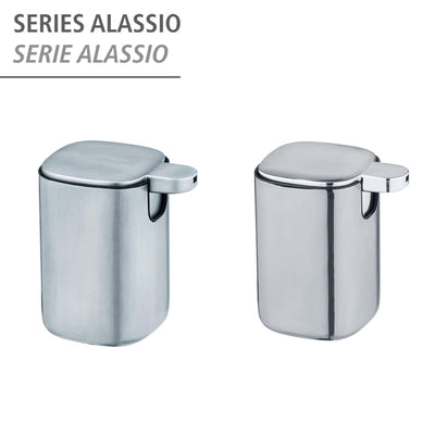 Dozownik do mydła w płynie ALASSIO, stal nierdzewna, srebrny, 230 ml, Wenko