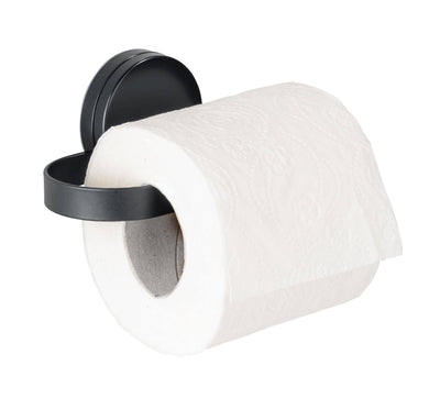 Uchwyt na papier toaletowy PAVIA Static-Loc, czarny, Wenko