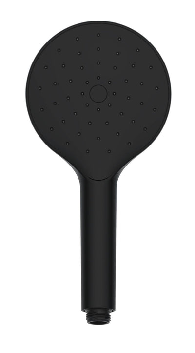 Słuchawka prysznicowa czarna z automatycznym czyszczeniem, Ø 12 cm, WENKO