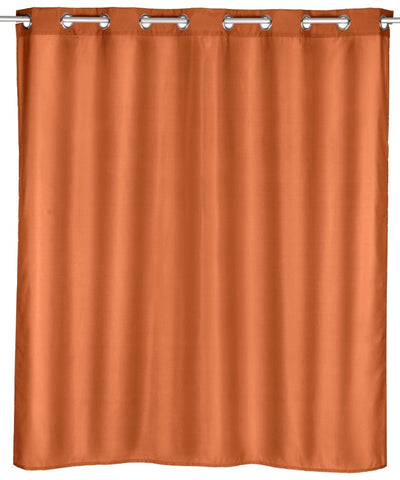 Zasłona prysznicowa COMFORT, 180 x 200 cm, pomarańczowa, poliestrowa, WENKO