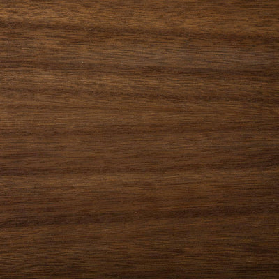 Stolik nocny drewniany OASIS z 2 szufladami, brązowy