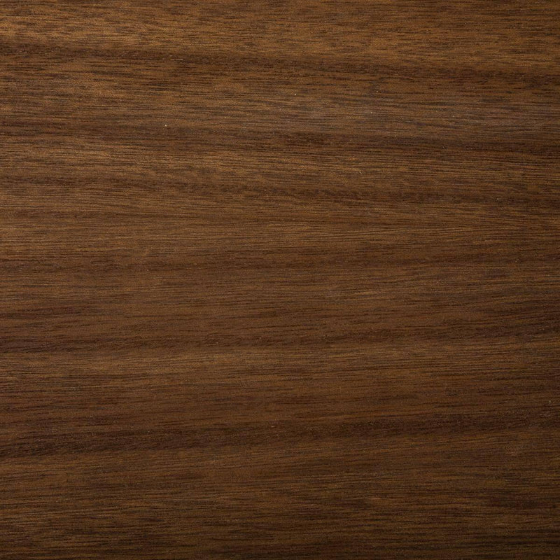 Stolik nocny drewniany OASIS z 2 szufladami, brązowy
