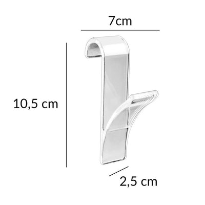 Haczyk - wieszak na grzejnik żeberkowy do łazienki, 12 sztuk w komplecie, haczyki firmy WENKO