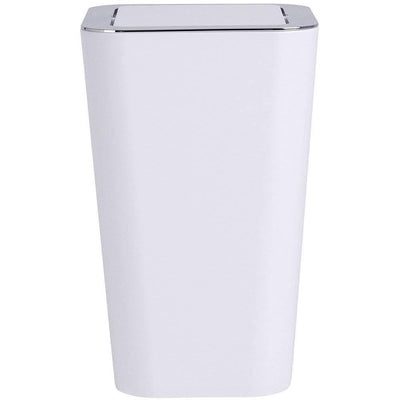 Zestaw: Stojak na papier toaletowy i szczotkę do WC, RIVALTA WHITE + kosz na śmieci CANDY WHITE - 6 l, WENKO