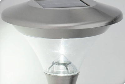 Lampa solarna ogrodowa, 4 sztuki, Ø 14 x 47 cm, 1 dioda LED