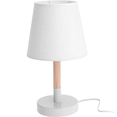 Lampka nocna dla dzieci, Ø 17,5 x 23 cm, biała