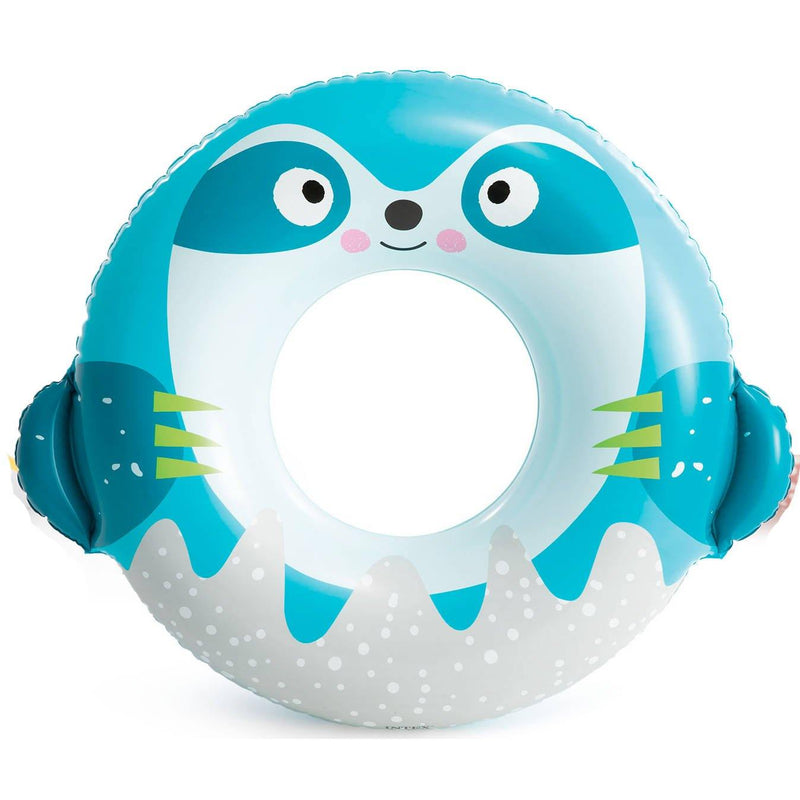Koło do pływania dla dzieci, Ø 76 cm, niebieski leniwiec, INTEX