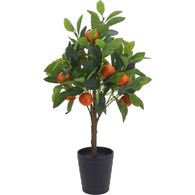 Sztuczna roślina doniczkowa, drzewko pomarańczowe, 70 cm