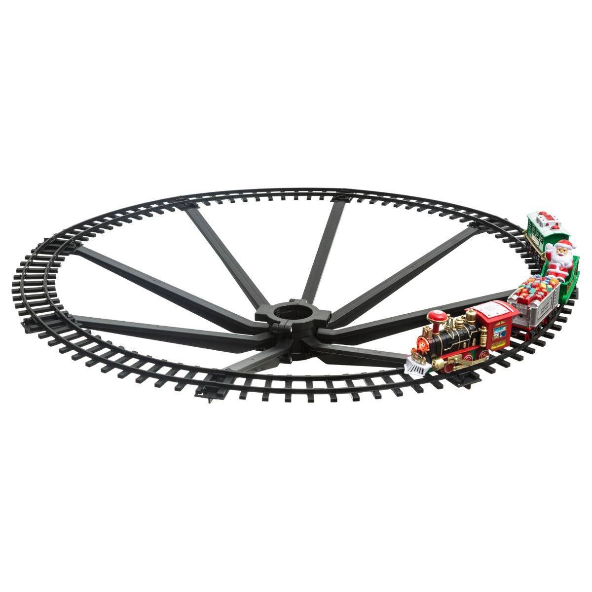 Ozdoba choinkowa - jeżdżący pociąg, 23 elementy