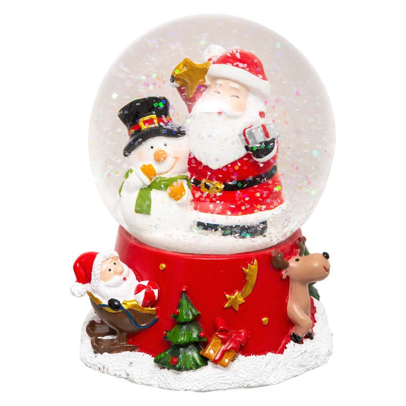 Śnieżna kula z Mikołajem, Ø 8 cm