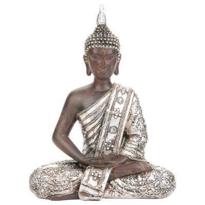 Figurka medytującego buddy, wys.29,5 cm