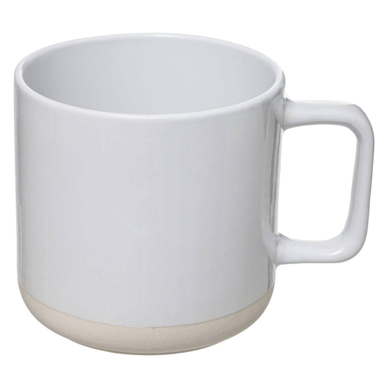 Kubek ceramiczny MINERAL, biały, 400 ml