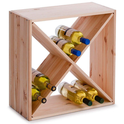 OUTLET Drewniany stojak na wino, 24 butelek,ZELLER