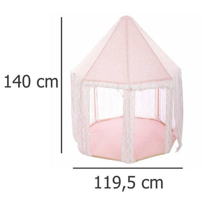 OUTLET Namiot dla dzieci różowy, 119,5x119,5x140