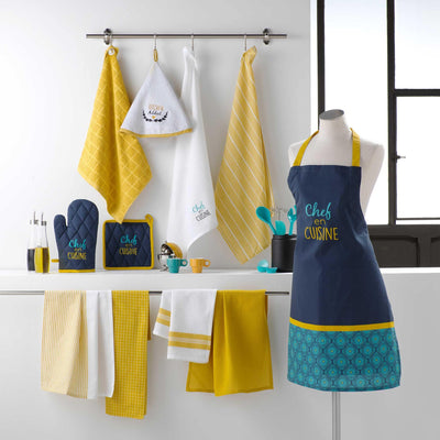 Ręcznik kuchenny, żółty, 50 x 50 cm