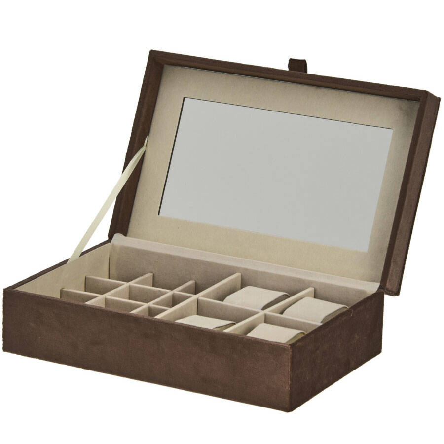 Szkatułka na biżuterię z lustrem