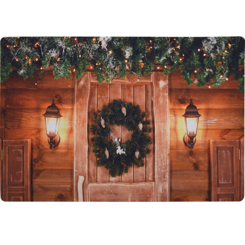 Wycieraczka pod drzwi z motywem świątecznym, 58 x 38 cm