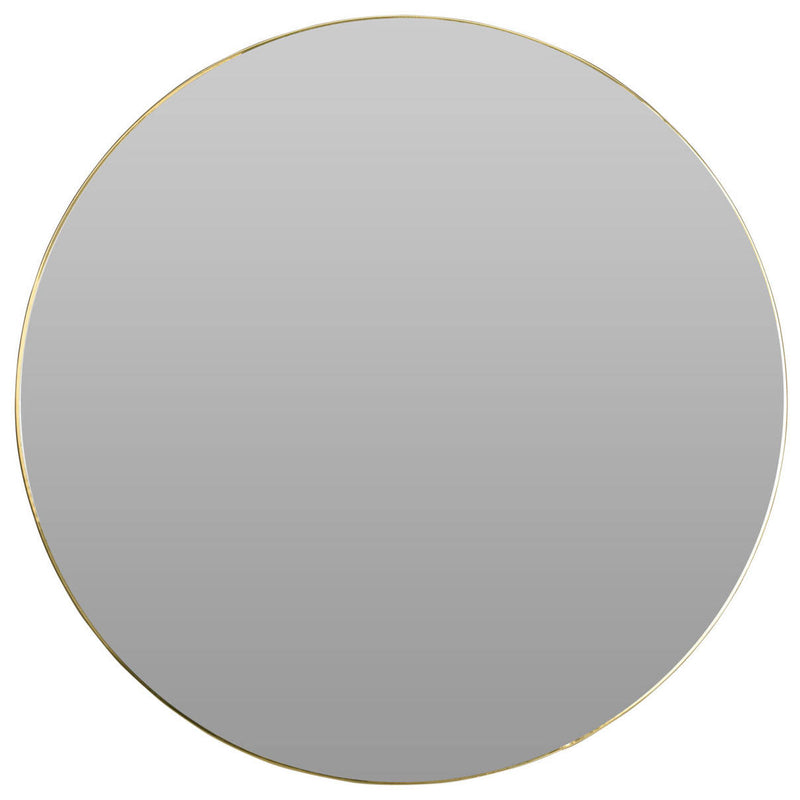 Lustro okrągłej w minimalistycznej ramie, Ø 55 cm