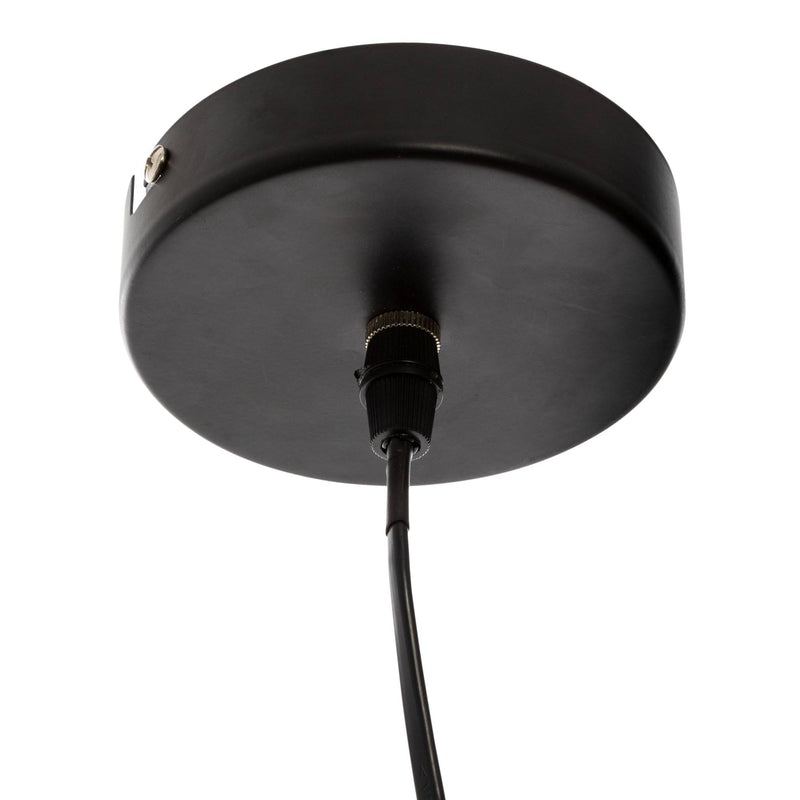 OUTLET Lampa wisząca DRUCIANA czarna 30 cm STYLOWA