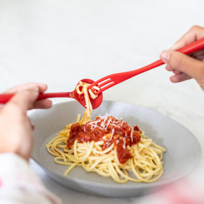 Zestaw sztućców do spaghetti, 2 elementy, KOZIOL