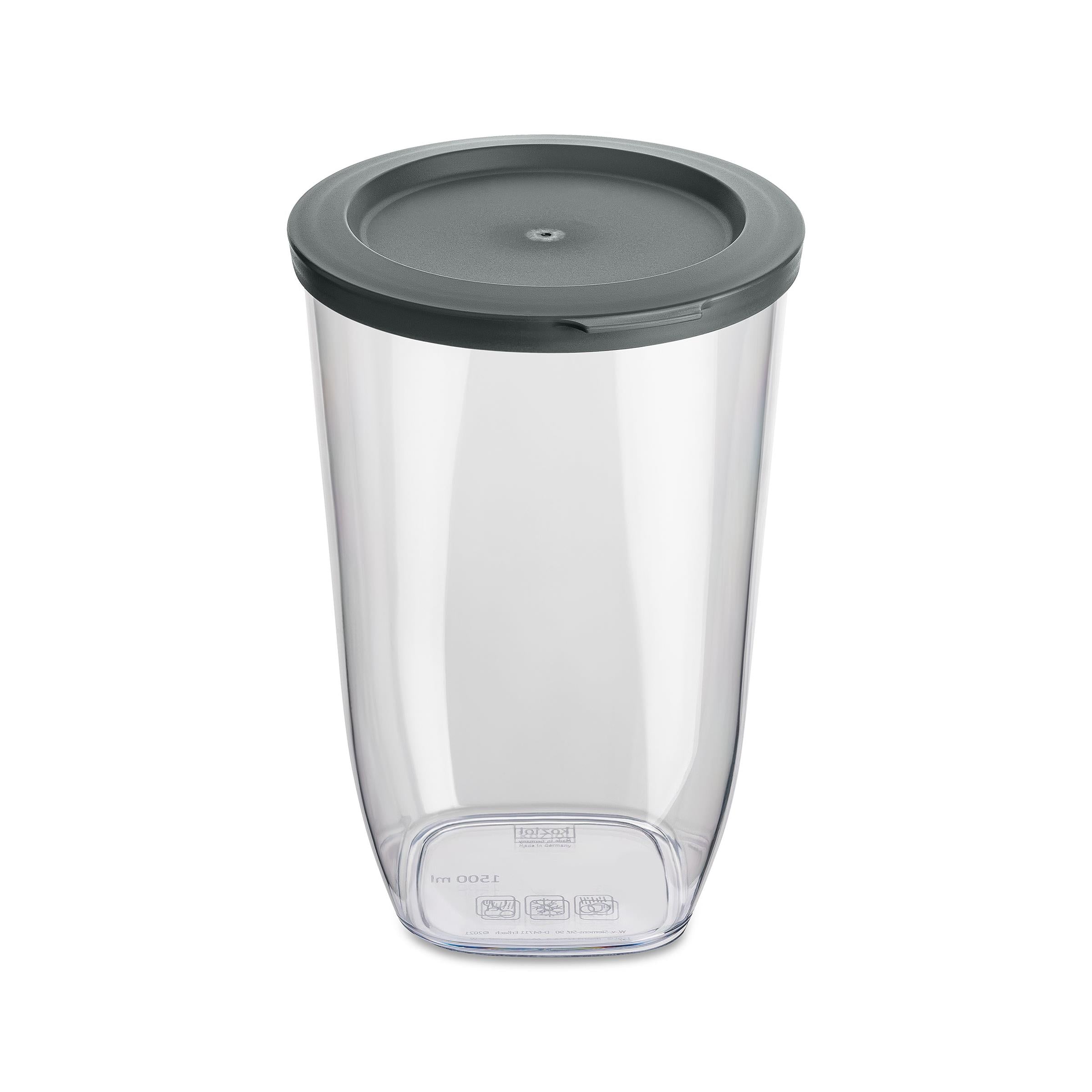 Pojemnik plastikowy na żywność sypką CONNECT, hermetyczny, 1500 ml, KOZIOL