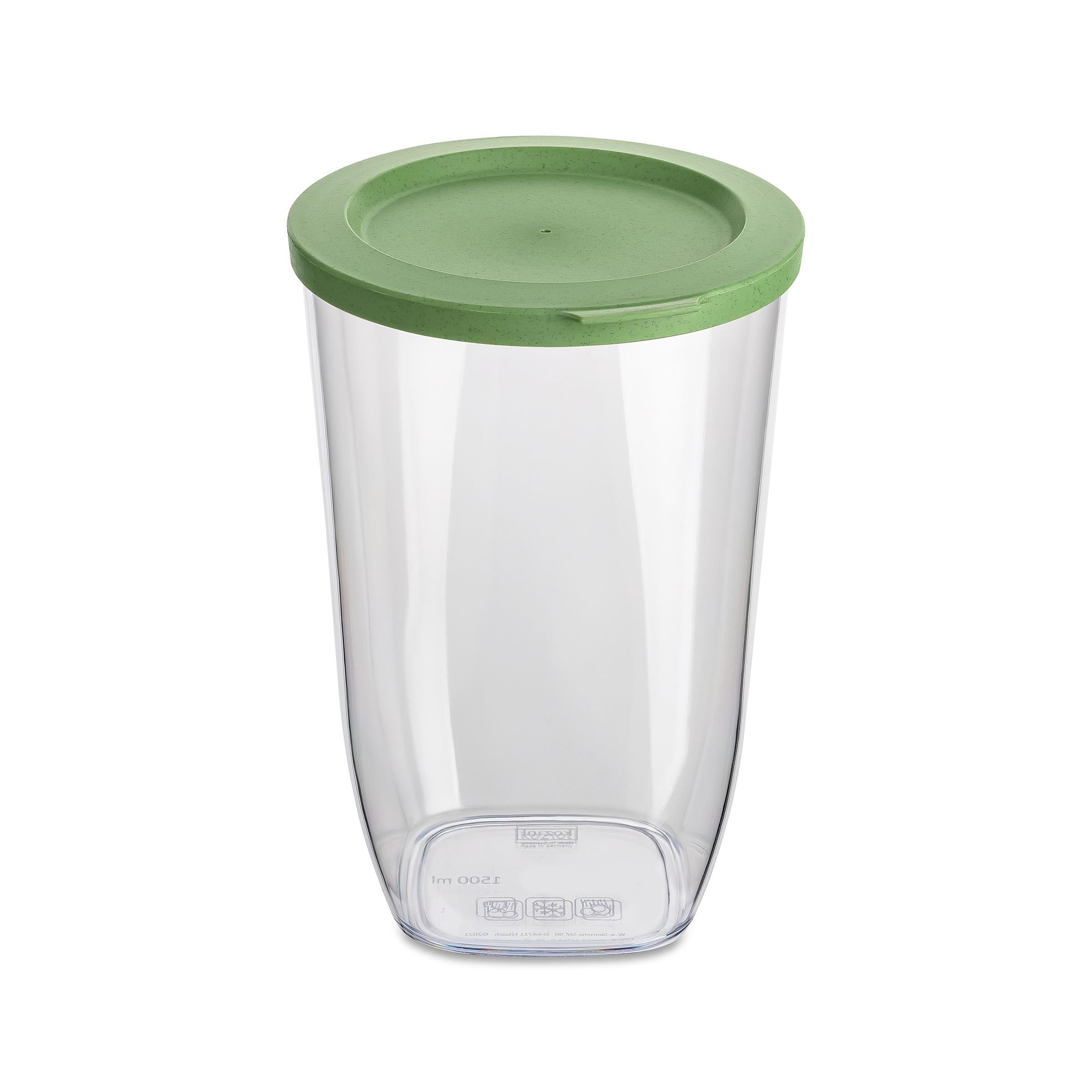 Pojemnik plastikowy na żywność sypką CONNECT, hermetyczny, 1500 ml, KOZIOL