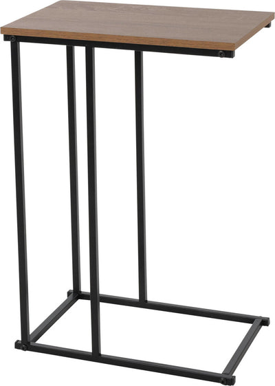 Stolik pomocniczy, boczny do kanapy, MDF i metal, 26 x 40 x 58 cm