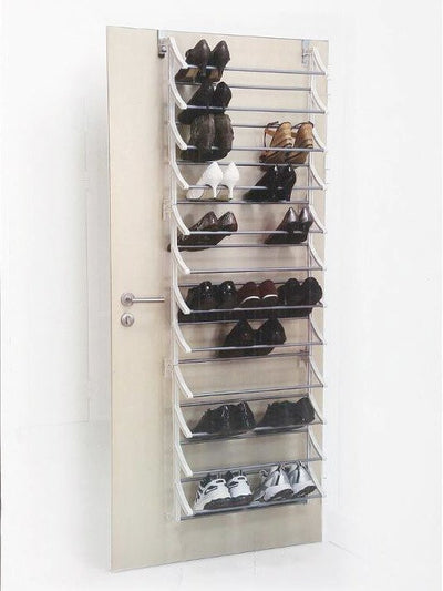 OUTLET Wieszak na buty, organizer zawieszany na drzwi, 183 x 63 x 20 cm