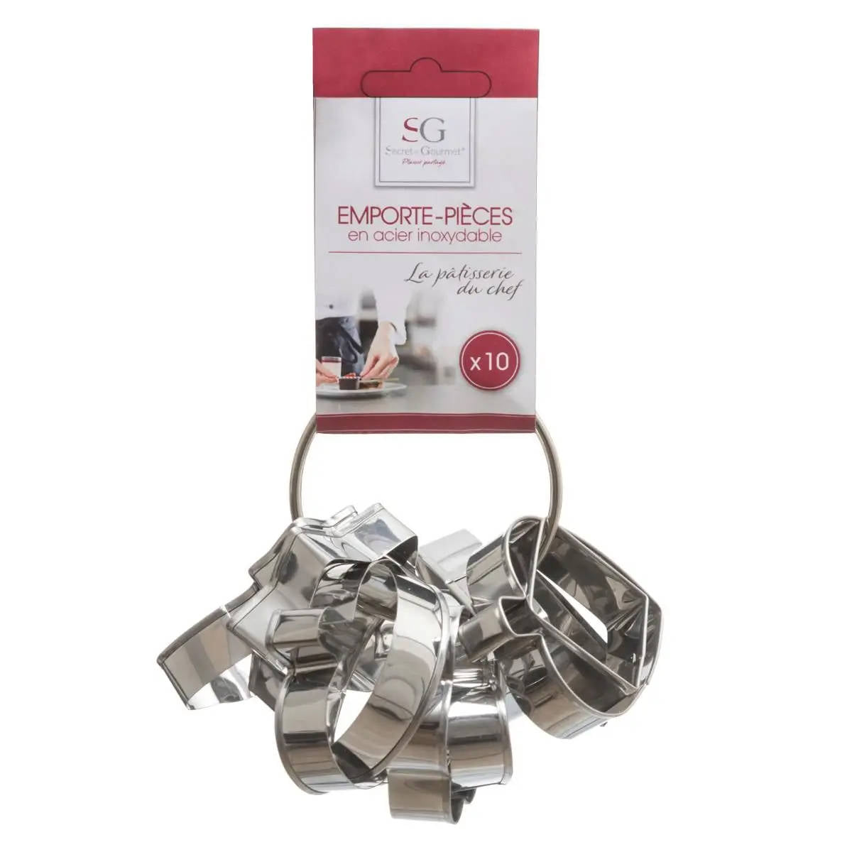 Foremki do ciastek, zestaw 10 kształtów