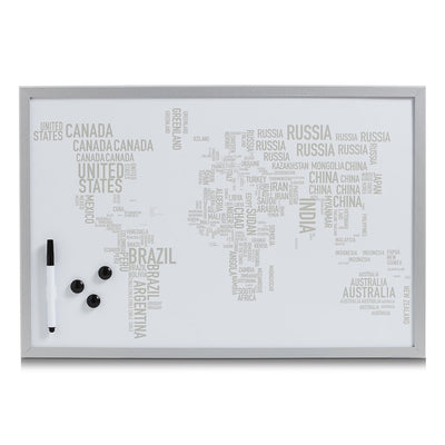 OUTLET Tablica magnetyczna WORLD LETTERS, 60x40 cm, ZELLER