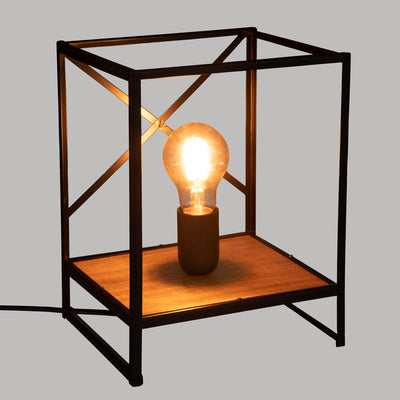 Industrialna lampka nocna w formie żarówki, wys. 26 cm