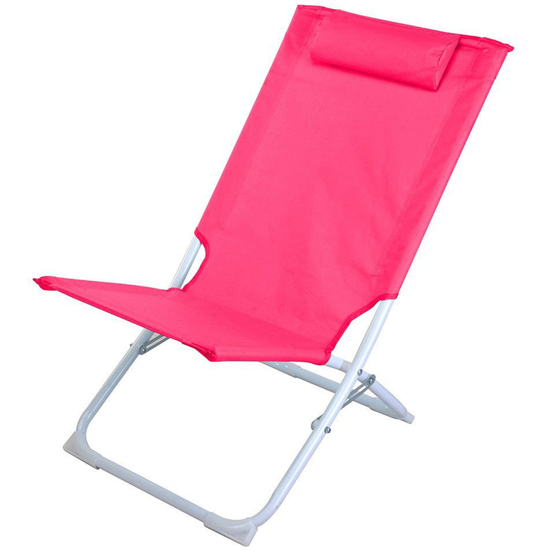 Składane krzesło plażowe PRO BEACH, leżanka ogrodowa
