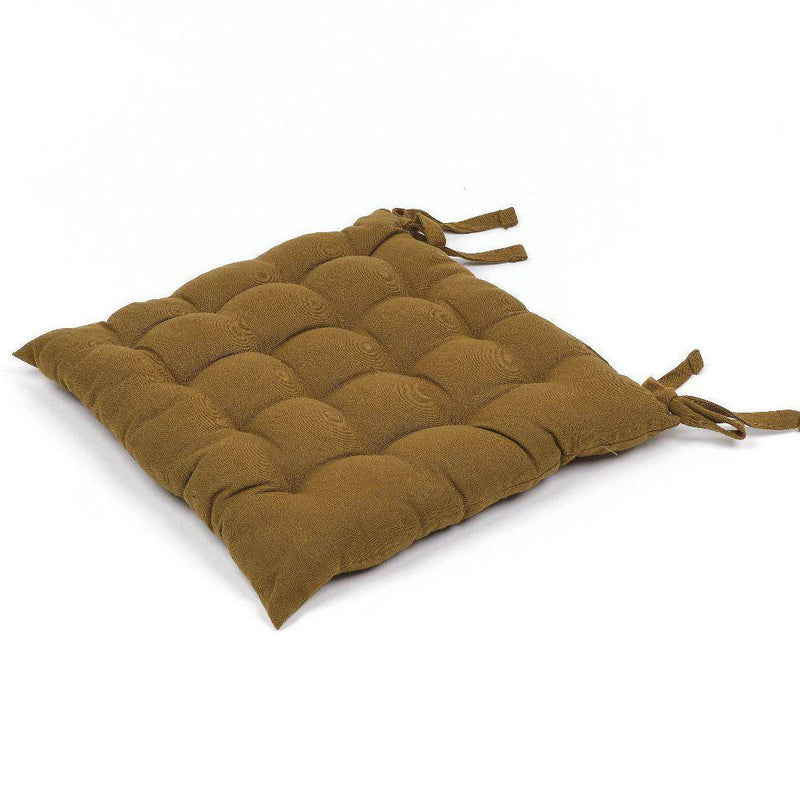 Poduszka na krzesło, pikowana, bawełna, 38 x 38 cm