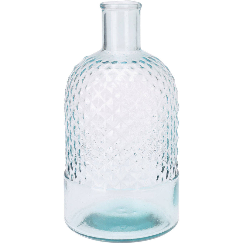 Wazon szklany butelka, z recyklingu, 23 cm