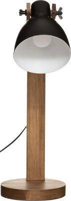 OUTLET Lampa stojąca CUBA, wys. 56 cm, drewniana