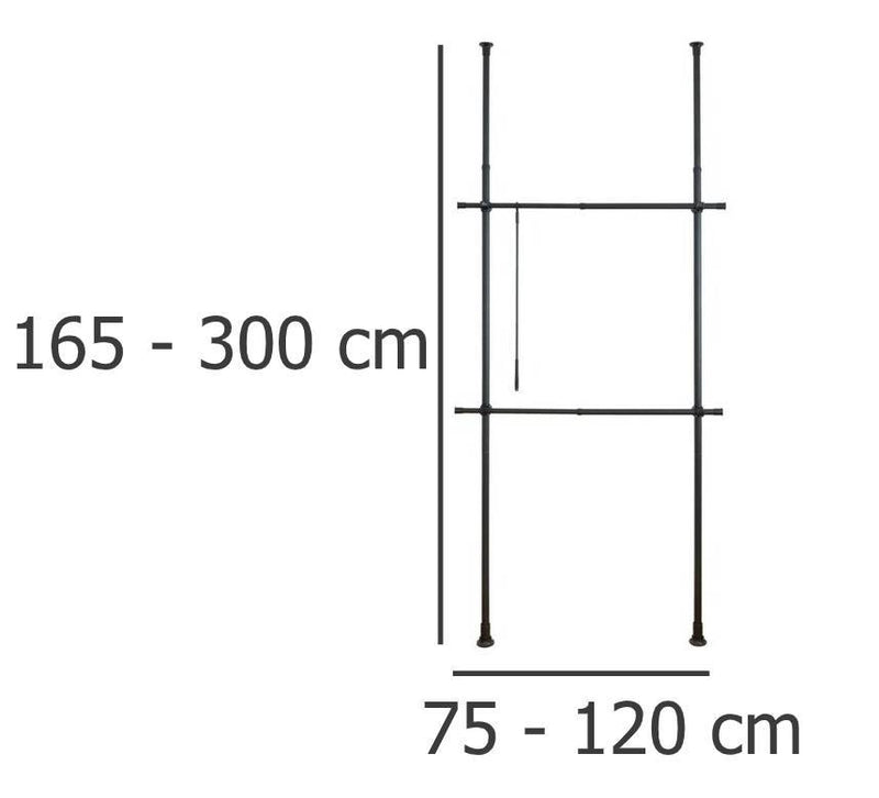 OUTLET Teleskopowy system do garderoby HERKULES BASIC, WENKO