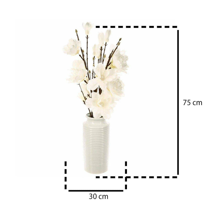 OUTLET Sztuczne kwiaty MAGNOLIA, 75 cm