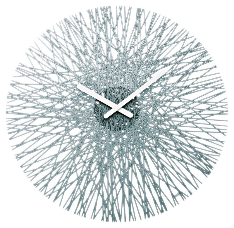 Zegar ścienny SILK, okrągły - kolor antracytowy, KOZIOL