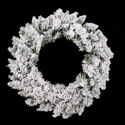 Wieniec świąteczny Śnieżna biel, 40 cm OUTLET