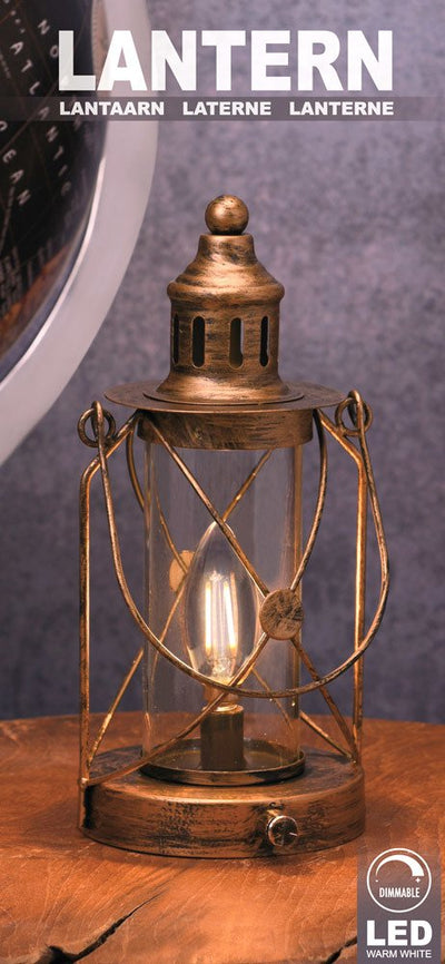 Retro latarenka z uchwytem, 27 cm OUTLET