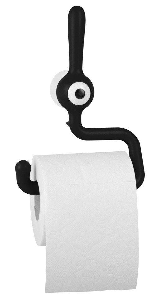 Uchwyt na papier toaletowy TOQ - kolor czarny, KOZIOL