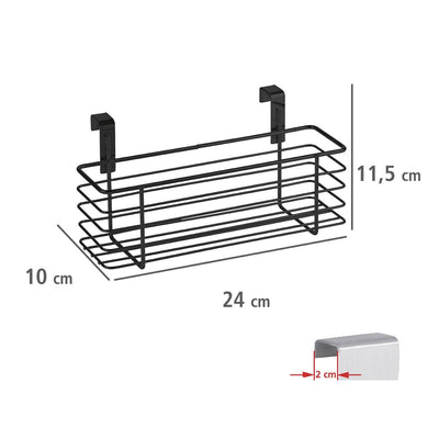OUTLET Półka kuchenna, wielofunkcyjny koszyk do przechowywania, 10 x 24 x 11,5 cm, WENKO