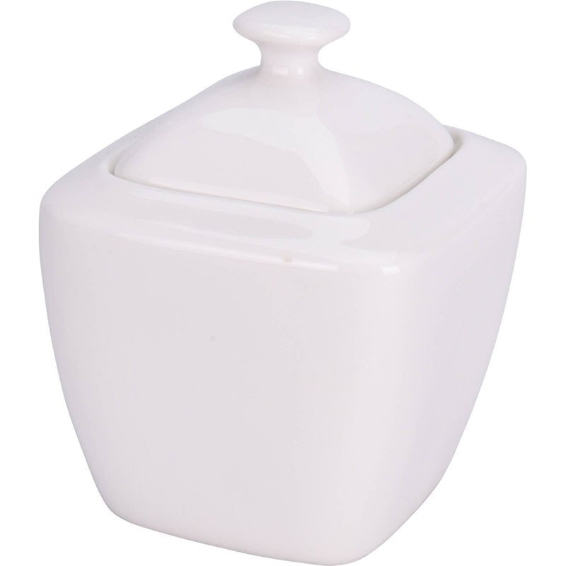 OUTLET Cukiernica porcelanowa z pokrywką, 320 ml