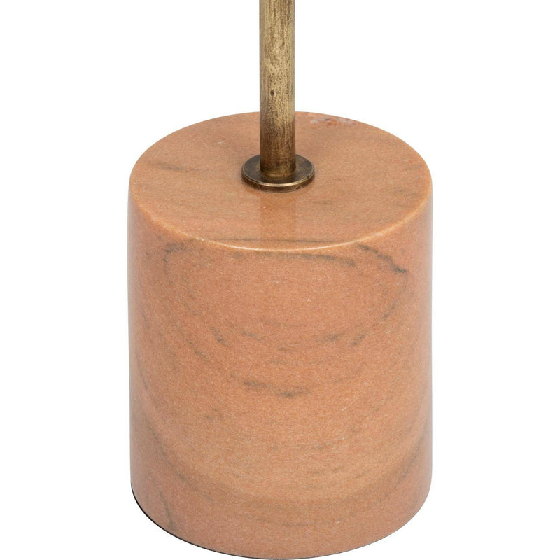 Stolik kawowy z marmurowym blatem Ilian, Ø 35,5 cm