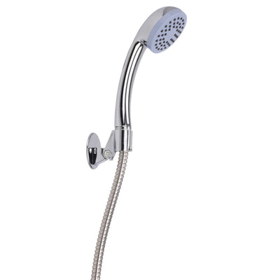 Słuchawka prysznicowa Ø 7 cm z wężem prysznicowym ze stali nierdzewnej